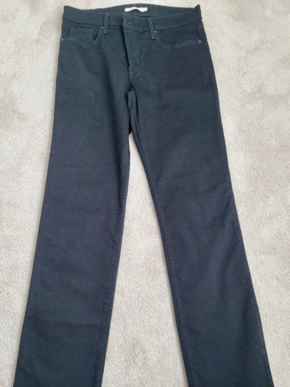 LEVI’S Women's Black Shaping Straight Leg Jeans Size 31 X 32